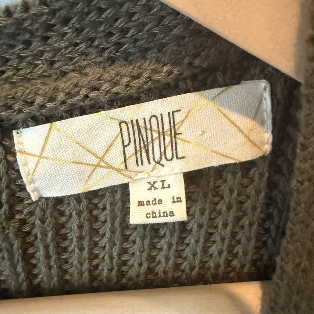 Pinque Women's Cardigan with Lace-Up Detail - Picture 4 of 4